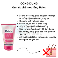 KEM ỨC CHẾ MỌC LÔNG ĐỨC - BALEA