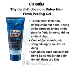TẨY DA CHẾT CHO NAM MEN FRESH PEELING - BALEA