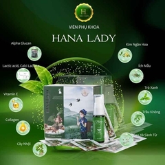 COMBO HỘP 6 VIÊN ĐẶT PHỤ KHOA LÀM HỒNG SE KHÍT CÔ BÉ VÀ 1 CHAI DUNG DỊCH VỆ SINH [ TẶNG 1 CHAI NƯỚC SÚC MIỆNG]- HANA COSMETIC