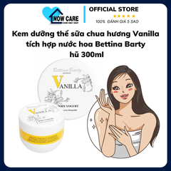 KEM DƯỠNG THỂ SỮA CHUA HƯƠNG VANILLA TÍCH HỢP NƯỚC HOA HŨ 300ML - BETTINA BARTY