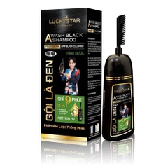 GỘI LÀ ĐEN THẢO DƯỢC CAO CẤP KÈM LƯỢC - LUCKY STAR