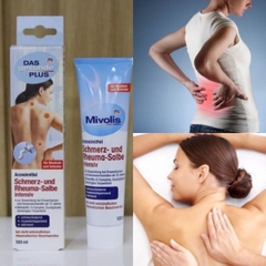 GEL BÔI GIẢM ĐAU VAI GÁY ĐỨC TUÝP 100ML- MIVOLIS