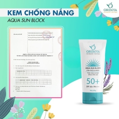 CHỐNG NẮNG SINH HỌC AQUA SUN BLOCK - ORENYA