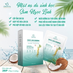 MẶT NẠ DA SINH HỌC SÂM NGỌC LINH GINSENG SECOND SKIN MASK - ORENYA