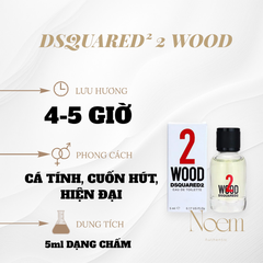 NƯỚC HOA MINI DSQUARED2 2 WOOD 5ML - NOEM