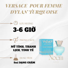 NƯỚC HOA MINI VERSACE POUR FEMME DYLAN TURQUOISE 5ML - NOEM
