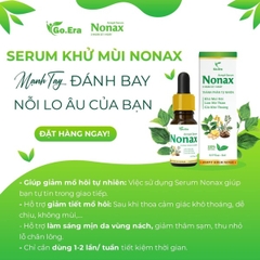 COMBO 3 CHAI KHỬ MÙI CƠ THỂ GIẢM HÔI NÁCH,HÔI TAY, HÔI CHÂN SERUM NONAX 5ML - KYO GO.ERA