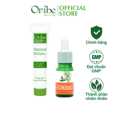 COMBO SERUM 10G VÀ KEM MỤN GIẢM MỤN LÀM MỜ THÂM SẸO DO MỤN 25G - ORIBE