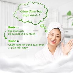 COMBO SỮA RỬA MẶT 100G VÀ KEM MỤN NGỪA MỤN TẨY TẾ BÀO CHẾT LÀM MỜ THÂM SẸO 25G - ORIBE