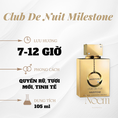 NƯỚC HOA ARMAF CLUB DE NUIT MILESTONE 105ML / CLUB VÀNG - NOEM