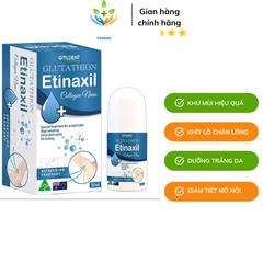 LĂN KHỬ MÙI GLUTATHION ETINAXIL COLLAGEN NANO DƯỠNG TRẮNG KHỬ MÙI KHÍT LỖ CHÂN LÔNG - DIOPHACO