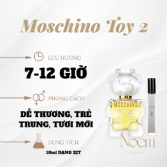 NƯỚC HOA CHIẾT 10ML MOSCHINO TOY 2 EDP GẤU TRẮNG - NOEM