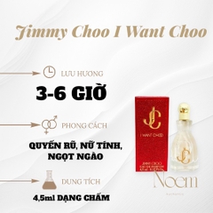 NƯỚC HOA MINI JIMMY CHOO I WANT CHOO EDP 4,5ML - NOEM
