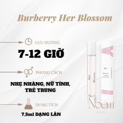NƯỚC HOA MINI BURBERRY HER BLOSSOM 7.5ML DẠNG THANH LĂN - NOEM