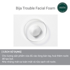 SỮA RỬA MẶT INNISFREE JEJU BIJA TROUBLE FACIAL FOAM 150G - INNISFREE