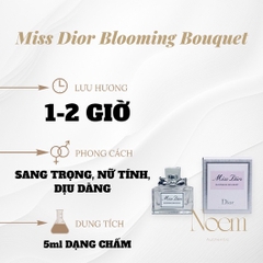 NƯỚC HOA MINI MISS DIOR BLOOMING BOUQUET EDT 5ML - NOEM