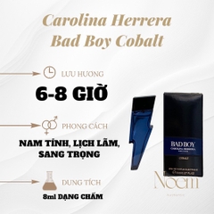 NƯỚC HOA MINI CAROLINA HERRERA BAD BOY COBALT 8ML - NOEM