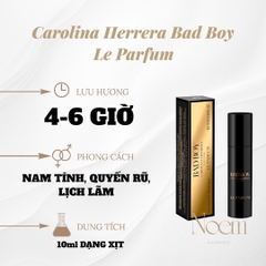 NƯỚC HOA MINI CAROLINA HERRERA BAD BOY LE PARFUM 10ML DẠNG XỊT - NOEM