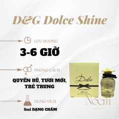 NƯỚC HOA MINI DOLCE & GABBANA DOLCE SHINE EDP 5ML - NOEM