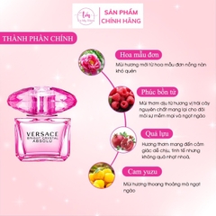 NƯỚC HOA NỮ VERSACE BRIGHT CRYSTAL EDT 5ML VÀ 90ML - VERSACE
