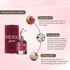 NƯỚC HOA NỮ SO SCANDAL RIBICOSMETICS 80ML - RIBICOSMETICS