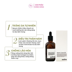 SERUM TRẮNG SÁNG DA CHỐNG LÃO HÓA VITAMIN C 100ML - ESTHEMAX