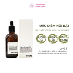 SERUM TRẮNG SÁNG DA CHỐNG LÃO HÓA VITAMIN C 100ML - ESTHEMAX