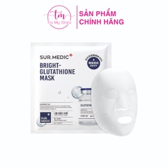 MẶT NẠ DƯỠNG TRẮNG SUR MEDIC BRIGHT GLUTATHIONE MASK HỘP 10 MIẾNG - GLUTATHIONE MASK