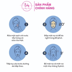 MẶT NẠ DƯỠNG TRẮNG SUR MEDIC BRIGHT GLUTATHIONE MASK HỘP 10 MIẾNG - GLUTATHIONE MASK