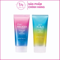 KEM CHỐNG NẮNG SKIN AQUA TONE UP UV ESSENCE 80G - SUNPLAY