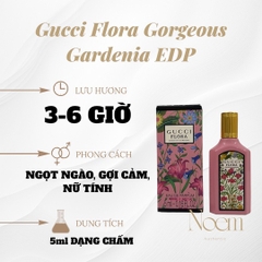 NƯỚC HOA MINI GUCCI FLORA GORGEOUS GADENIA EDP 5ML - NOEM