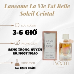 NƯỚC HOA MINI LANCOME LA VIE EST BELLLE SOLEIL CRISTAL EDP 3ML - NOEM