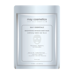 HỘP 5 MIẾNG MẶT NẠ MAY ESSENTIALS BRIGHTENING INFUSION SHEET MASK - MAY COSMETICS