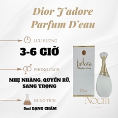 NƯỚC HOA MINI DIOR J'ADORE PARFUM D'EAU EDP 5ML (KHÔNG CỒN)- NOEM