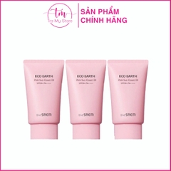 KEM CHỐNG NẮNG GIẢM DẦU, NÂNG TONE DA SÁNG HỒNG PINK SUN CREAM EX SPF50+/PA++++ - THE SAEM