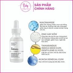 TINH CHẤT TRỊ MỤN, GIẢM THÂM NIACINAMIDE 10 + ZINC 1 - THE ORDINARY