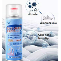 CHAI XỊT KHỬ MÙI GIÀY DÉP DIỆT KHUẨN CÔNG NGHỆ NANO BẠC CTB76 – BECHIP