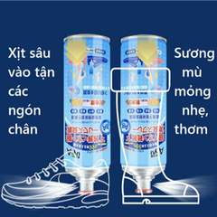 CHAI XỊT KHỬ MÙI GIÀY DÉP DIỆT KHUẨN CÔNG NGHỆ NANO BẠC CTB76 – BECHIP