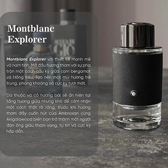 NƯỚC HOA CHIẾT MONTBANC EXPLORER EDP - NOEM