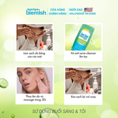 SỮA RỬA MẶT BHA 2% NGĂN NGỪA VÀ GIẢM MỤN CHO DA DẦU MỤN BYE BYE BLEMISH ANTI-ACNE CLEANSER 236ML - BYE BYE BLEMISH