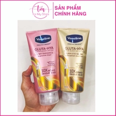 DƯỠNG THỂ TRẮNG DA 10X GLUTA-HYA 330ML - VASELINE
