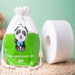 KHĂN COTTON NÉN BÔNG THỰC VẬT BEYAKI CHĂM SÓC DA MẶT DÙNG 1 LẦN DẠNG CUỘN 60 TỜ 20×20 CM