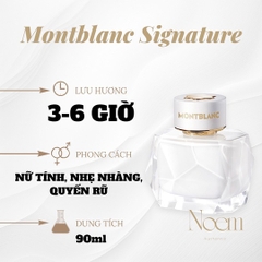NƯỚC HOA MONTBLANC SIGNATURE EDP 90ML - NOEM
