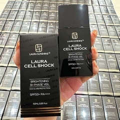 KEM CHỐNG NẮNG TẾ BÁO GỐC CELL SHOCK BRIGHTENING BI-PHASE VEIL SPF50+ PA++++ 50ML LAURA SUNSHINE