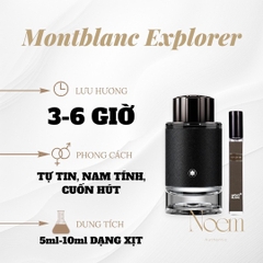 NƯỚC HOA CHIẾT MONTBANC EXPLORER EDP - NOEM