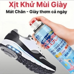 CHAI XỊT KHỬ MÙI GIÀY DÉP DIỆT KHUẨN CÔNG NGHỆ NANO BẠC CTB76 – BECHIP