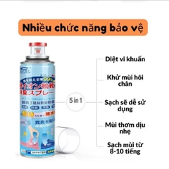 CHAI XỊT KHỬ MÙI GIÀY DÉP DIỆT KHUẨN CÔNG NGHỆ NANO BẠC CTB76 – BECHIP