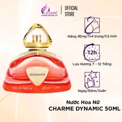 NƯỚC HOA NỮ CAO CẤP GOOD CHARME DYNAMIC 50ML LƯU HƯƠNG LÂU PHONG CÁCH NĂNG ĐỘNG, TRẺ TRUNG, CÁ TÍNH CHÍNH HÃNG