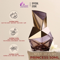 NƯỚC HOA CAO CẤP GOOD CHARME PRINCESS 50ML LƯU HƯƠNG LÂU PHONG CÁCH NHẸ NHÀNG, SANG TRỌNG, HIỆN ĐẠI CHÍNH HÃNG
