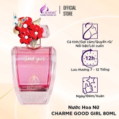 NƯỚC HOA NỮ CAO CẤP GOOD CHARME GOOD GIRL 80ML LƯU HƯƠNG LÂU PHONG CÁCH NHẸ NHÀNG, NGỌT NGÀO, LÔI CUỐN CHÍNH HÃNG